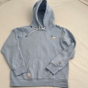 Goat USA OG Carolina Blue hooded logo pullover sweatshirt